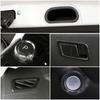 Carbon Fiber Color For Haval Jolion 2022 Car Interior Accessories Part Modify Decorate Cover Trim Stainless Steel