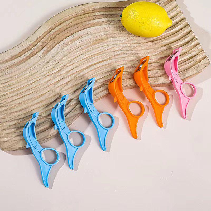 Compact Apple & Vegetable Peeler with Orange Opener - Multifunctional Kitchen Tool