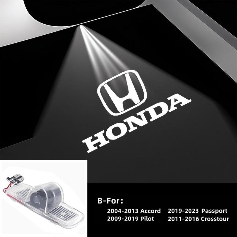 Honda Car Door Logo Welcome Light Projector Lamps Accessories For Honda Accord Civic FIT Insight CRV Jazz HRV CRZ CRX City Vezel