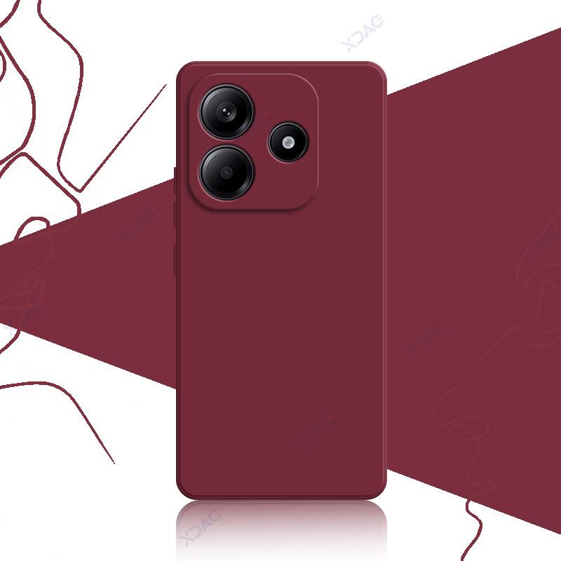 Роскошный модный милый чехол для Xiaomi Redmi Note 14 RedmiNote14 5G 360 мягкий квадратный жидкий силиконовый чехол для мобильного телефона