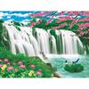 Diamond Painting Landscape Waterfall Embroidery Scenery Flower Pattern Beadwork Hobby Home Decor