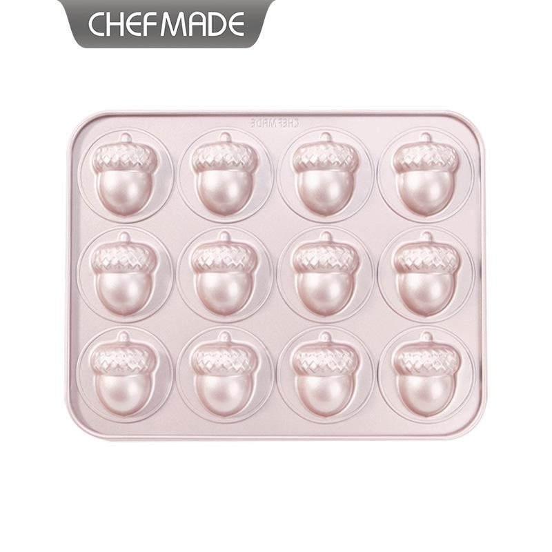 Non-stick Madeleine & Acorn Muffin Baking Pan - Christmas Cake Mold for Home Use