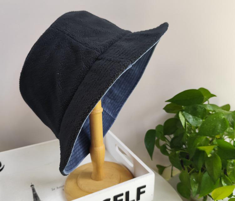 XXL Флисовая Подкладка Потертая Шапка Рыбака для Женщин и Мужчин - Осень/Зима, Очень Большая для Круглых Лиц