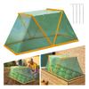 Garden Row Accelerator Plant Tent Foldable Plant Net Cage Greenhouse Cover Raised Garden Beds Plant Protector for Garden Rows Protects Vegetables