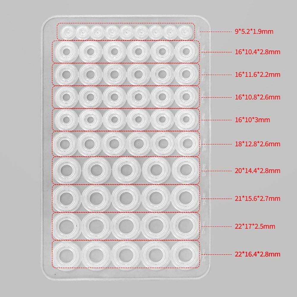 1 лист S/L Уплотнительное кольцо для смесителя Уплотнительная прокладка Защита от протечек Запасная прокладка для трубного соединения Силикон Высокотемпературный