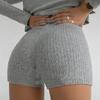 Women High Waist Yoga A-line Shorts Thin Knit Sports Shorts For Women Casual Running Slim Bodycon Trousers 2024 Summer