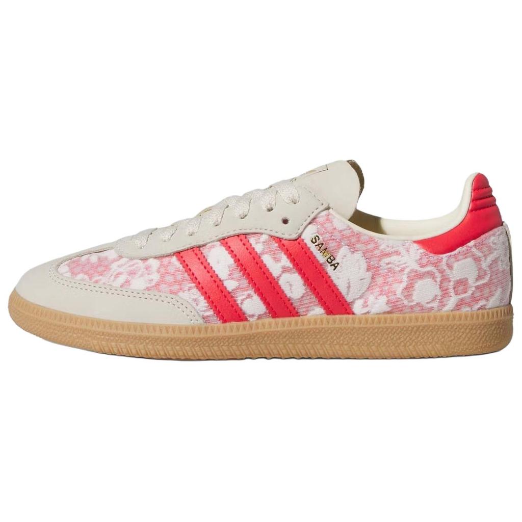 Liberty London X Adidas Samba OG Kazusa Pattern Women Sneakers Pink Footwear-White Cream-White JR8841