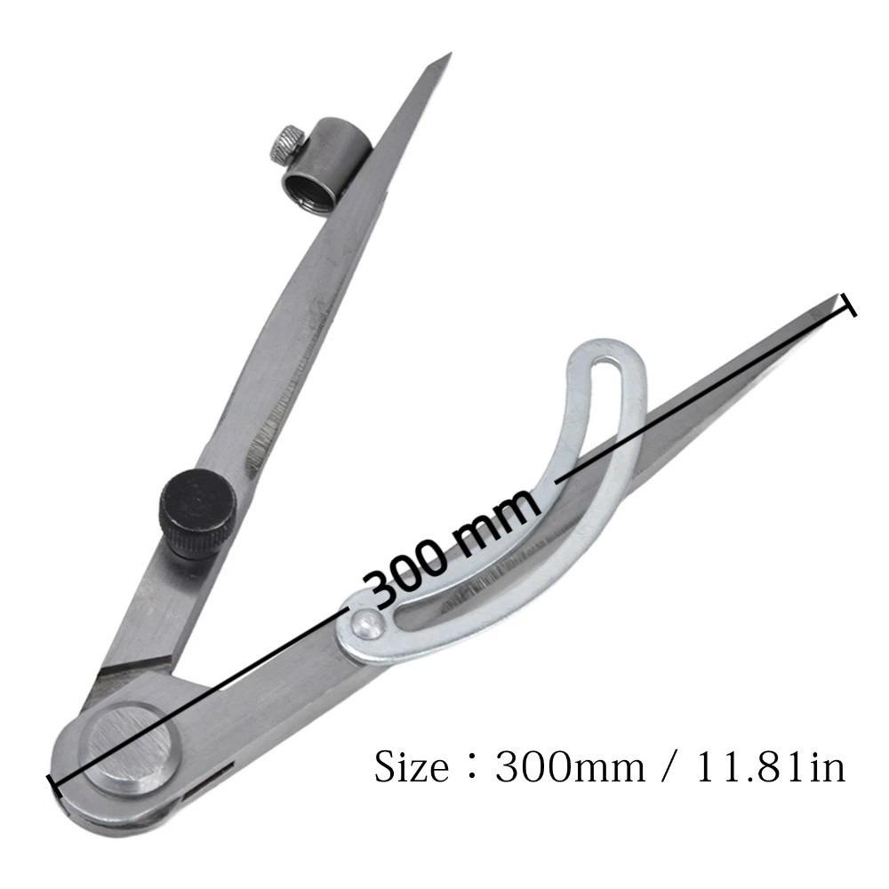 300mm/200mm Wing Divider Compass Geometry Drafting Compass  Carpentry, Leatherworking, Metalworking