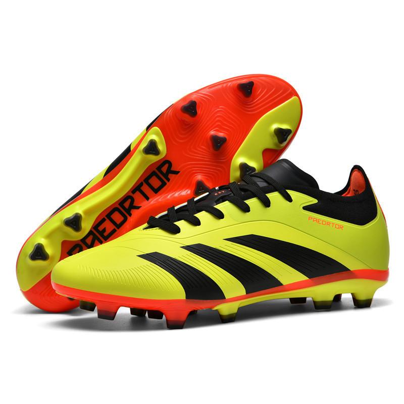 Seamless Fly-woven Football Shoes Men's Low-top Youth Long Nails Broken Nails Training Sneakers Women