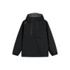 Li Ning CF Outdoor Casual Zip Dragon In The Wild Hooded Windbreaker Men Outerwear Black AFDU711-1