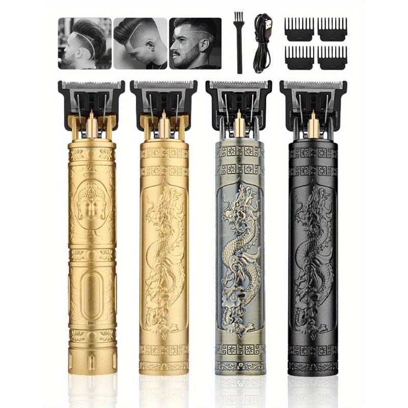 Винтажная электрическая беспроводная машинка для стрижки волос T9, профессиональный парикмахерский триммер для волос, машинка для стрижки бороды, бритва для мужчин, праздничный подарок