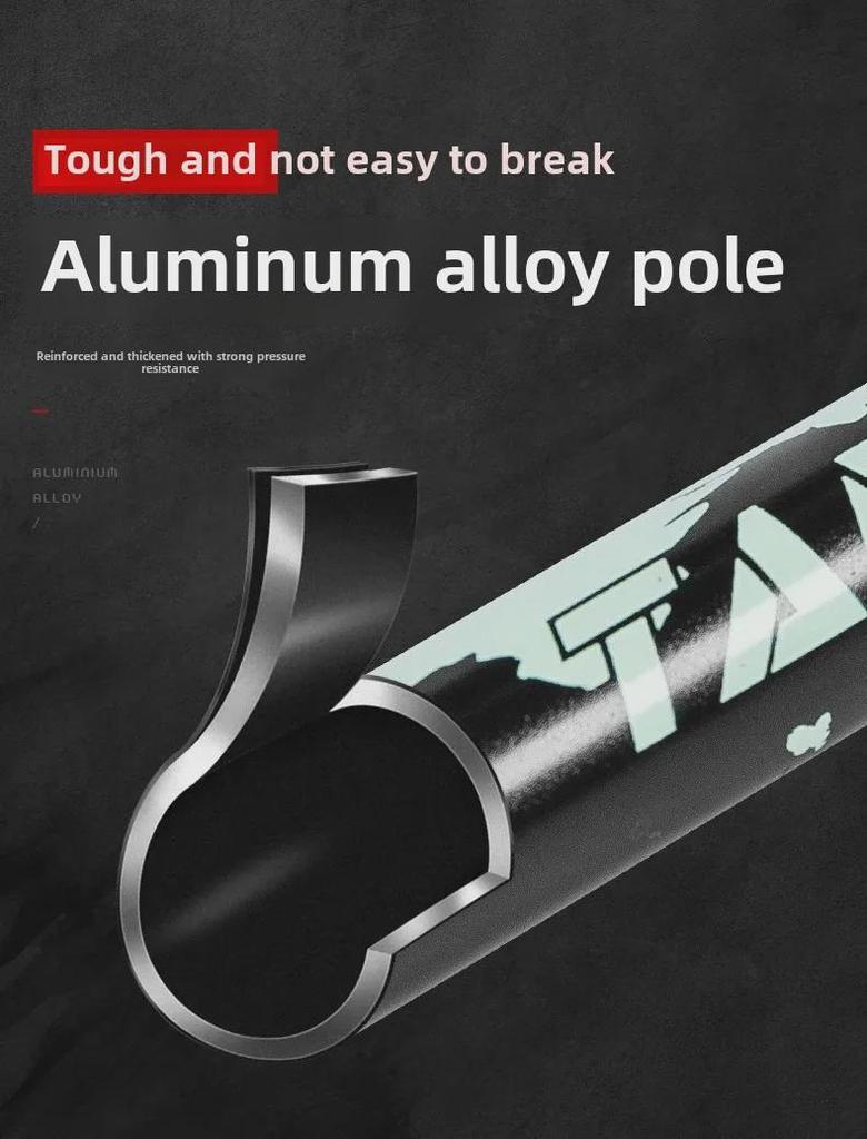 Ultra-Light Folding Aluminum Trekking Pole: Telescopic Hiking and Walking Stick