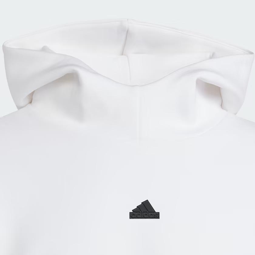 Adidas ЗНЕ. Серия Логотип Patch Спортивный свитер с капюшоном Женские толстовки с капюшоном Белый IN5125
