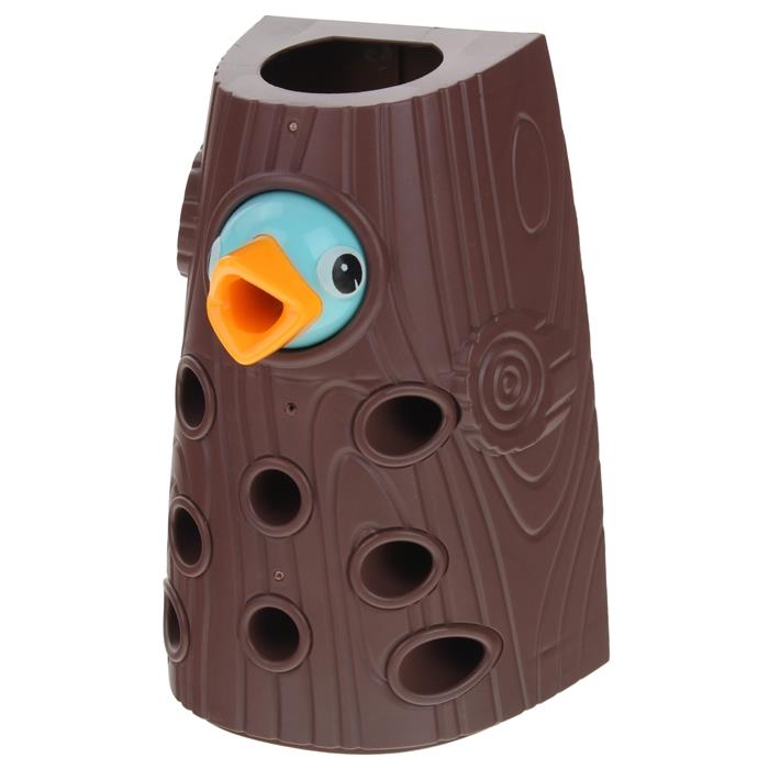 Magnetic Arcade Game Woodpecker Feed the Bird Owl Catch the Worm