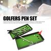 7PCS Simulated Mini Design Golfers Pen Set Smooth Writing Golfers Club Pen Set  Golf Enthusiasts