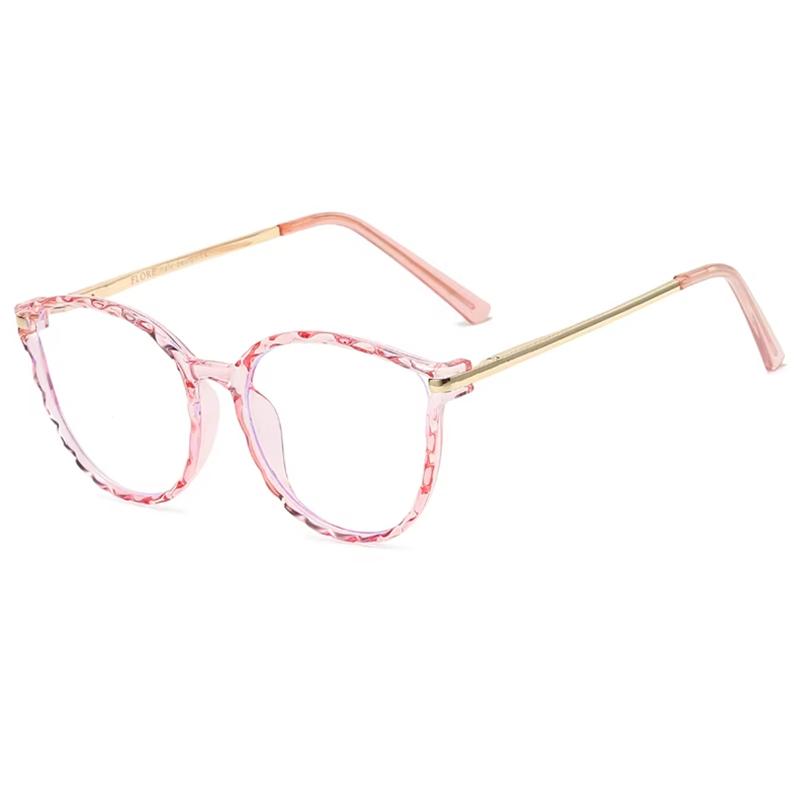 Purple Frame Cat Eye Prescription Glasses Women Anti Blue Light/Photochromic/Myopia/Farsighted/Progressive Customized Spectacles