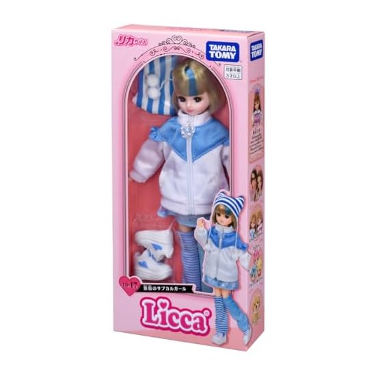 Takara Tomy Licca-chan Doll LD-17 Harajuku Subculture Girl Dress-up Pretend Play Toy Ages 3 and up