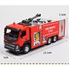 1/50 электрическая пожарно-спасательная машина с лестницей, игрушками со светом и музыкой для детей