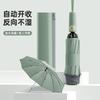 Triple Fold 10 Bone 280t Bumping Cloth Fabric Automatic Umbrella Color Scheme Handle Zipper Bag Simple Umbrella Weather and Rain