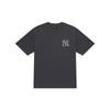Новая коллекция MLB MONOGRAM Футболка унисекс New York Yankees SS25 Угольно-серая 3ATSM0953-50CGS