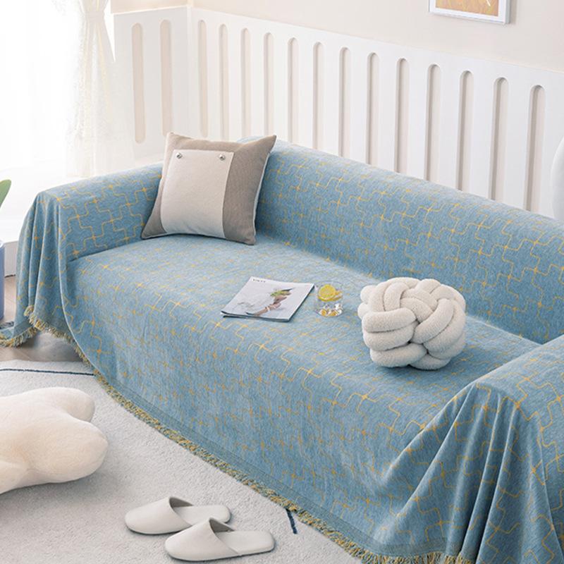 Чехол для дивана с защитой от царапин, тканевое полотенце, универсальная подушка для дивана «все включено», четырехсезонное универсальное одеяло для дивана, полотенце с полным покрытием