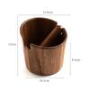 Контейнер для кофейной гущи Knock The Slag Bucket Контейнер для молотого кофе Деревянный бак для выбивания Кофейные аксессуары Инструменты бариста