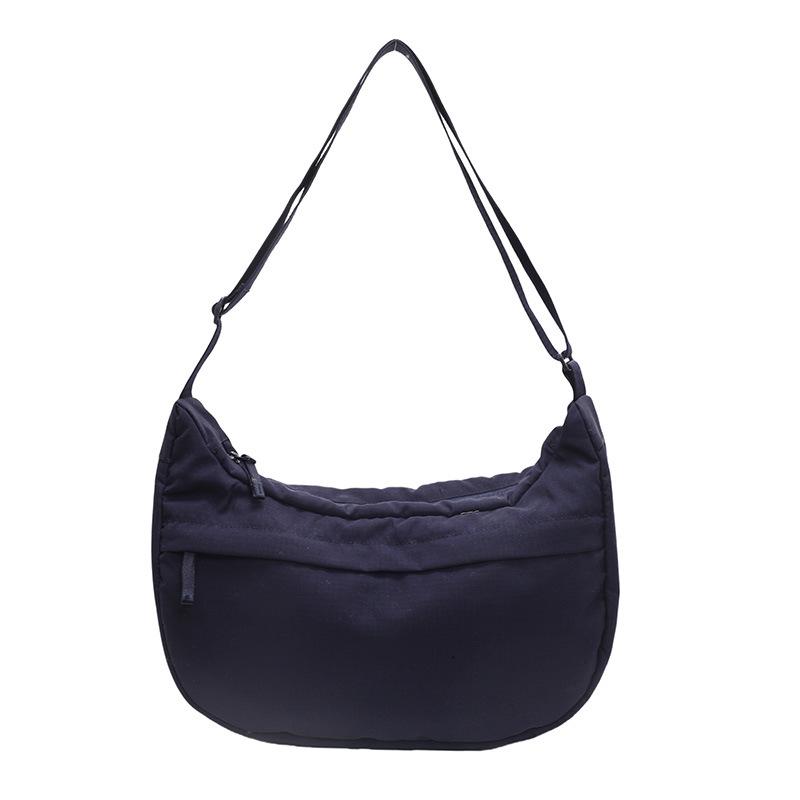 Простая тканевая сумка для шоппинга, женская сумка через плечо, нейлоновая сумка для пельменей, большая вместимость, водонепроницаемая сумка на плечо