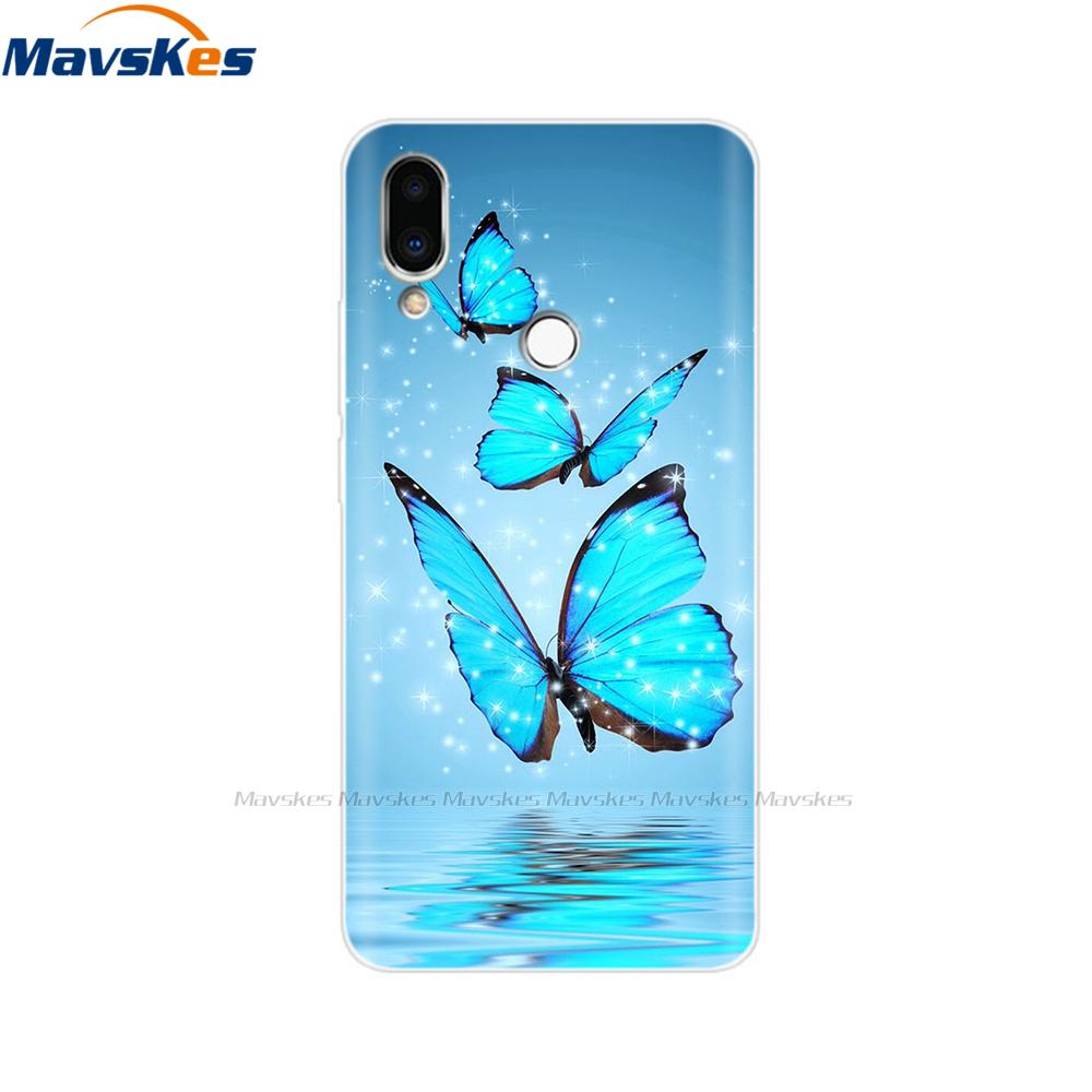 Мягкий чехол из ТПУ для Meizu Note 9 с принтом кошки, животного, цветка, защитные силиконовые чехлы, корпуса для телефона, сумки, бампер для Meizu Note9