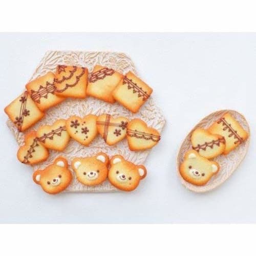 cotta Langue de chat plate bear