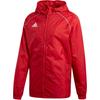 Performance Core 18 Rain Jacket Breathable Comfortable Soft Long Sleeve Jacket Men Jacket Energy-Red White CV3695