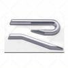YKPSC1 New R Emblem Car Metal Body Tail Trunk Sticker Accessories For VW GTI Rline Polo Golf MK8 Touareg Passat Magotan CC