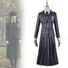 Wednesday Addams Role Playing Adult School Uniform Costume Set For Halloween Events And Cosplay