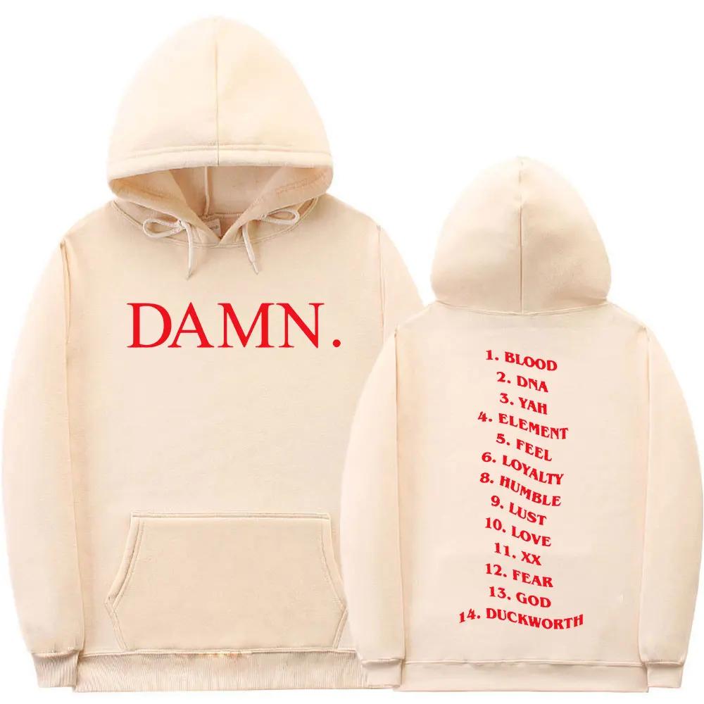 Damn Kendrick Lamar Hoodies Pglang Mr Morale & The Big Steppers Альбом Трек-лист Толстовка Мужская Женская Хип-Хоп Пуловеры Пальто