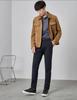 Men's British Style Suede Velvet Jacket, Autumn/Winter, Light Luxury Casual Business, High-End Feel, Windproof Lapel Coach Top