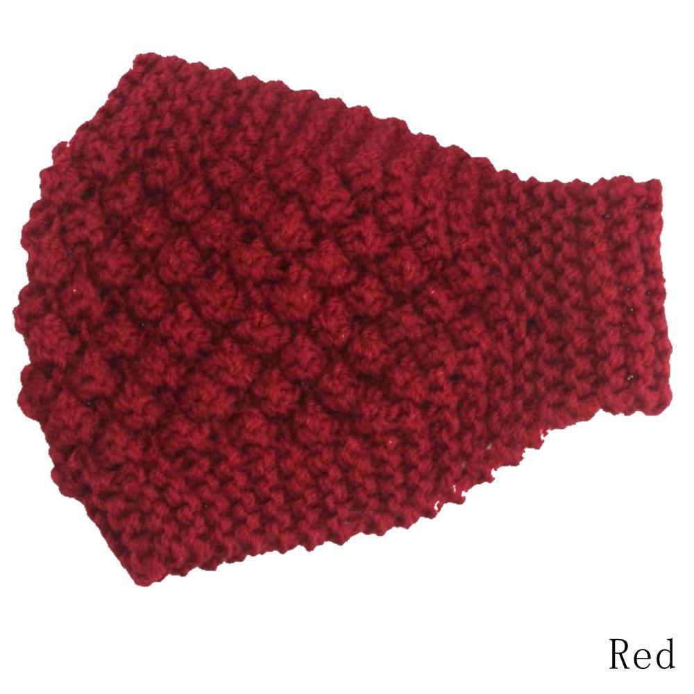 Подарочный тюрбан, аксессуары для волос, вязаная шерстяная повязка на голову для девочек, эластичная повязка для волос, связанная крючком