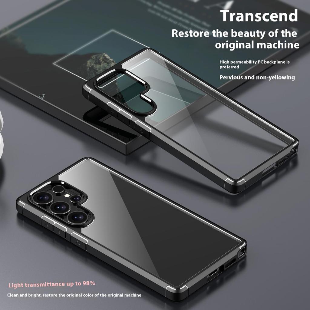 Defense Armor Series for Samsung Galaxy S25 Ultra Case Anti-Scratch TPU + PC Clear Back Shell