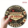 Las Vegas Neon Sign Vintage Metal Wall Art Home Decor Retro Cafe Bar Party