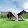 Уличная палатка на 4–6 человек, толстая, ветрозащитная, непромокаемая и защита от солнца, для кемпинга, путешествий, удобная для кемпинга, быстро открывается, супер легкая, складная