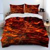 3D Набор постельного белья с одеялом «Лава вулкана», Пододеяльник, Наволочка, Размер Кинг, Квин, Взрослый, Детский