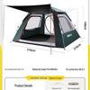 TAN XIAN ZHE Explorer Automatic 2-in-1 Camping Tent & Canopy