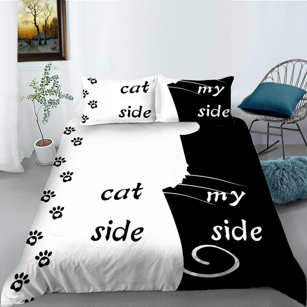 3D модный креативный комплект постельного белья для дома, комплект постельного белья для спальни, одеяло и наволочка, комплект постельного белья, полноразмерный домашний интерьер AU/EU/US