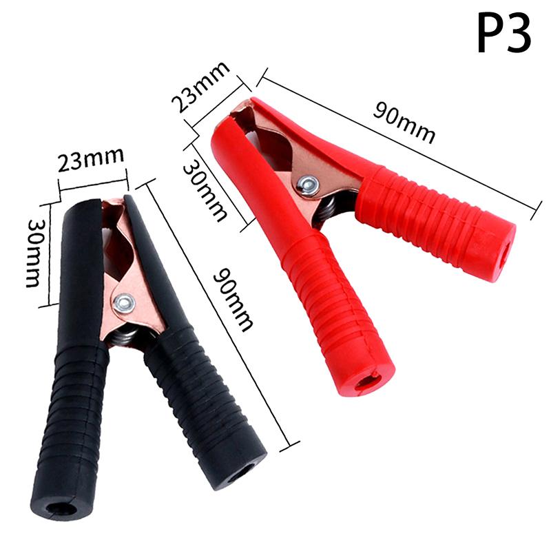 2 шт. 30/50A 80 мм Крокодил Автомобильный Фургон Аккумулятор Тестовый Провод Зажимы Крокодил Электрический Перемычка Кабель Зажим Красный+Черный