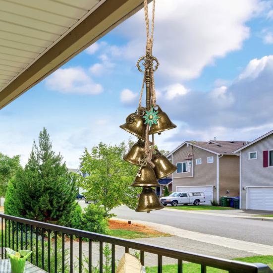 Ведьмин колокольчик для защиты, дверная ручка, ведьмин колокольчик ветра, Викка