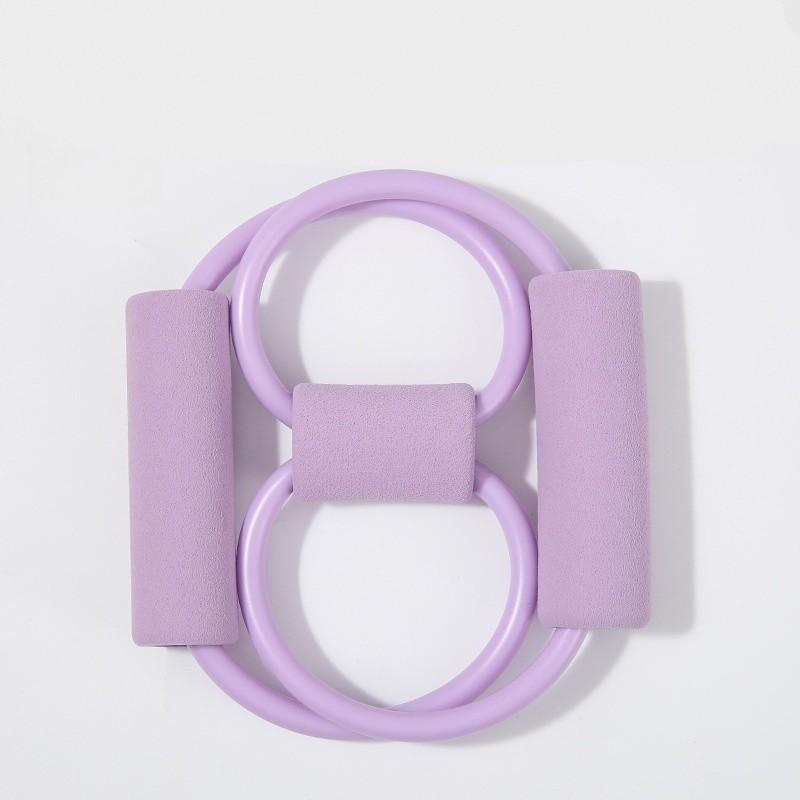 Эластичная лента для подтягиваний в форме восьмерки, для расширения груди и создания напряжения, для красивой спины, для йоги, пилатеса, фитнеса, веревка в форме восьмерки