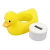 Cartoon Duck Water Thermometer Waterproof Room Shower Sensor LED Warning Alarm Color Coded Heat Indicator Bathtub Thermometer