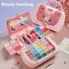 Kids Makeup Kit Washable Real Cosmetic Set Parent-child Makeup Set Princess Dress