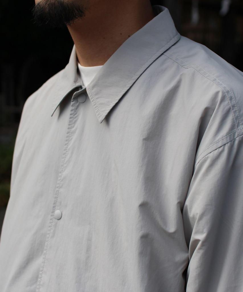 Snow Peak Nylon Tussah Utility Storage Shirt Long Size L SH-25AU001, Sleeve, Men's/Women's, Black,