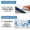 Tombow Pit Air Mini Ленточный маркер Синий ширина ленты x 10 м Клей, (6-миллиметровая лента), 5 шт., PN-EASG01-5P