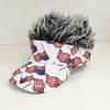 Fashion American flag simulation wig baseball cap European and American street personality wide brim cap batch