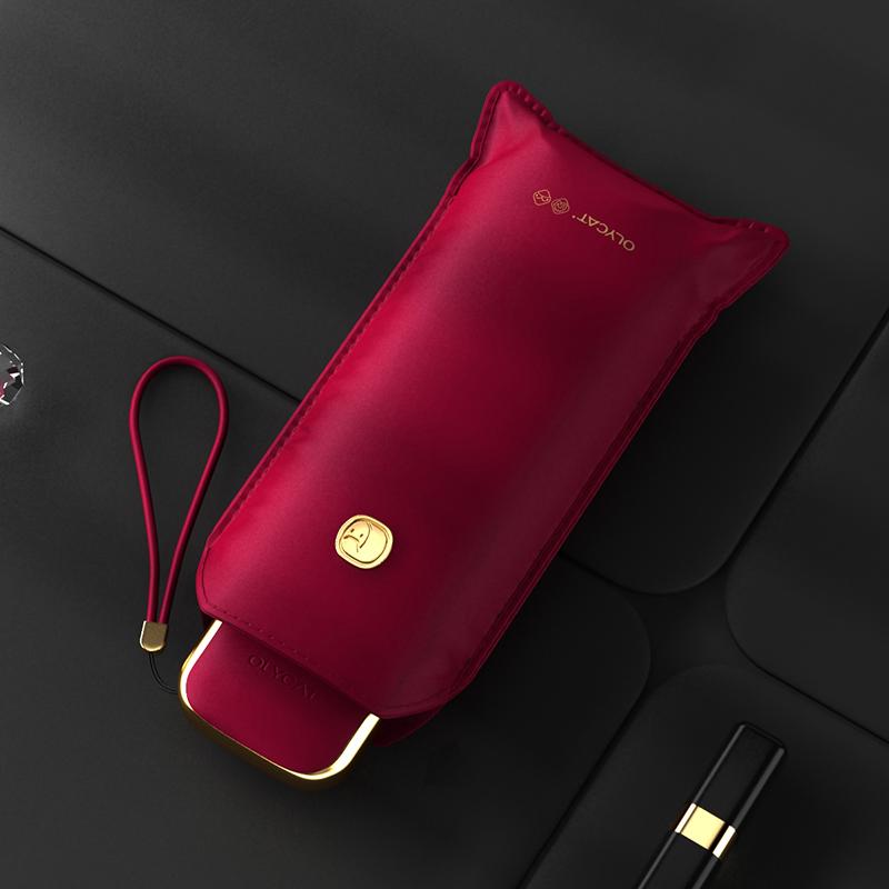 Olycat плоский милый мини-зонт для телефона для женщин, УФ-летние зонтики, портативный уличный карманный зонтик от солнца для